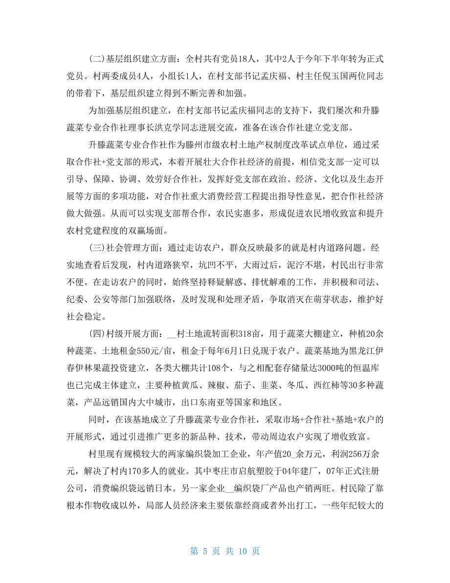 党委驻村第一书记工作总结2022_第5页