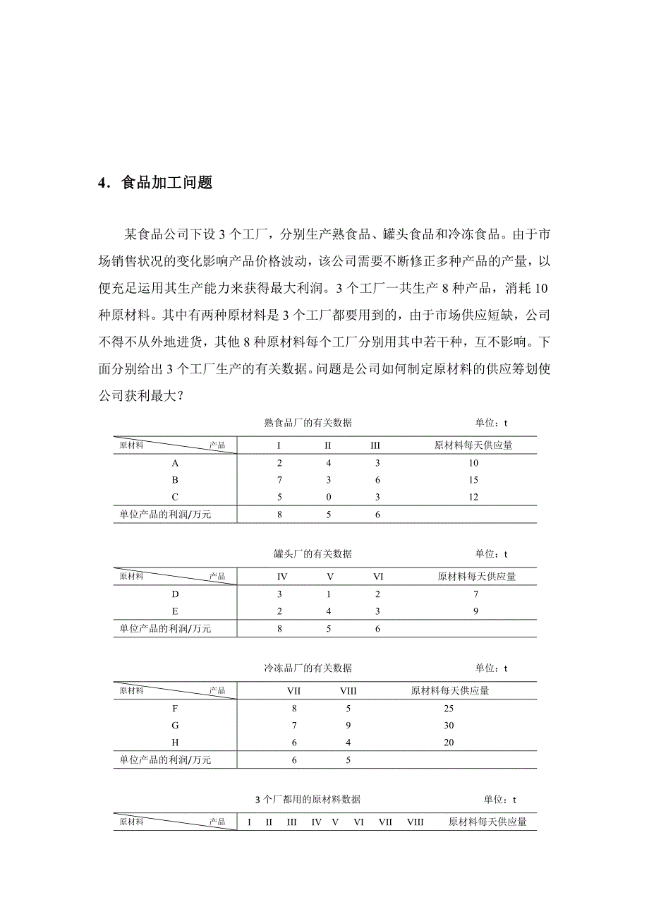 运筹学第一次课内实验题目_第4页