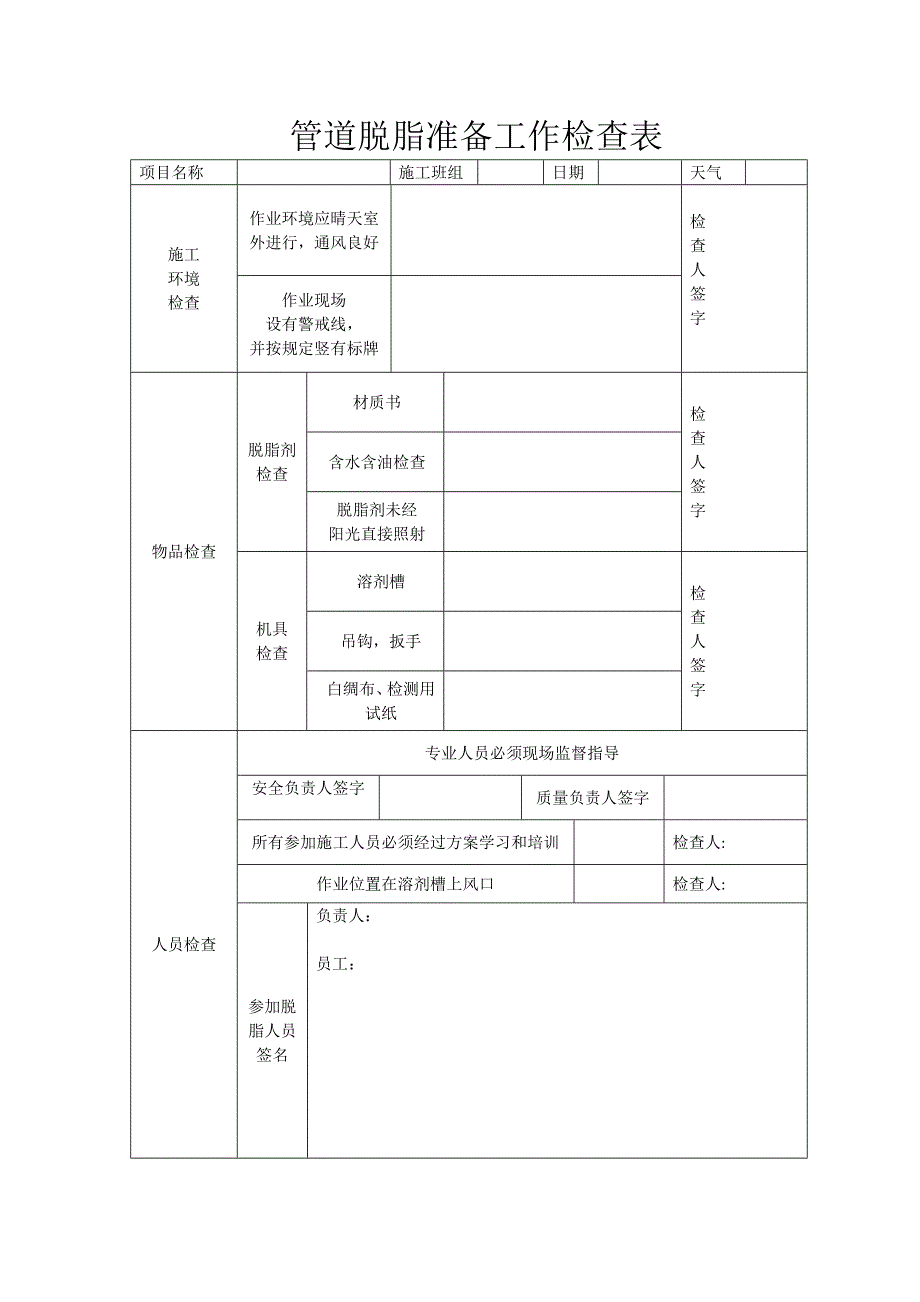 氧气管道脱脂方案及过程控制表格.doc_第4页