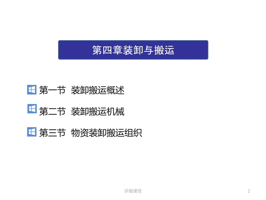 物流学概论崔介何第五版第4章装卸与搬运专业课堂_第2页