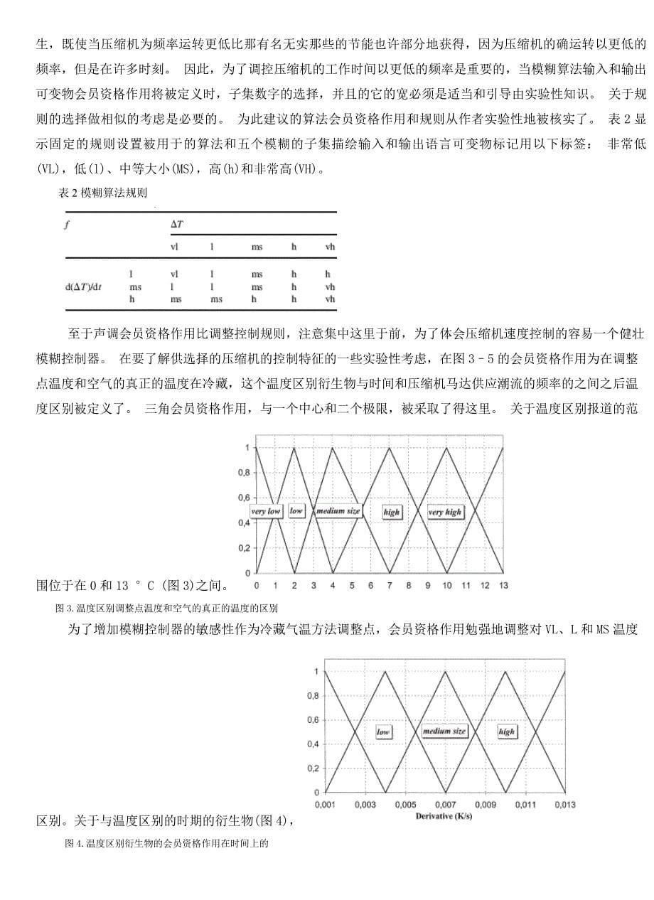 外文翻译制冷压缩机速度的模糊控制.doc_第5页