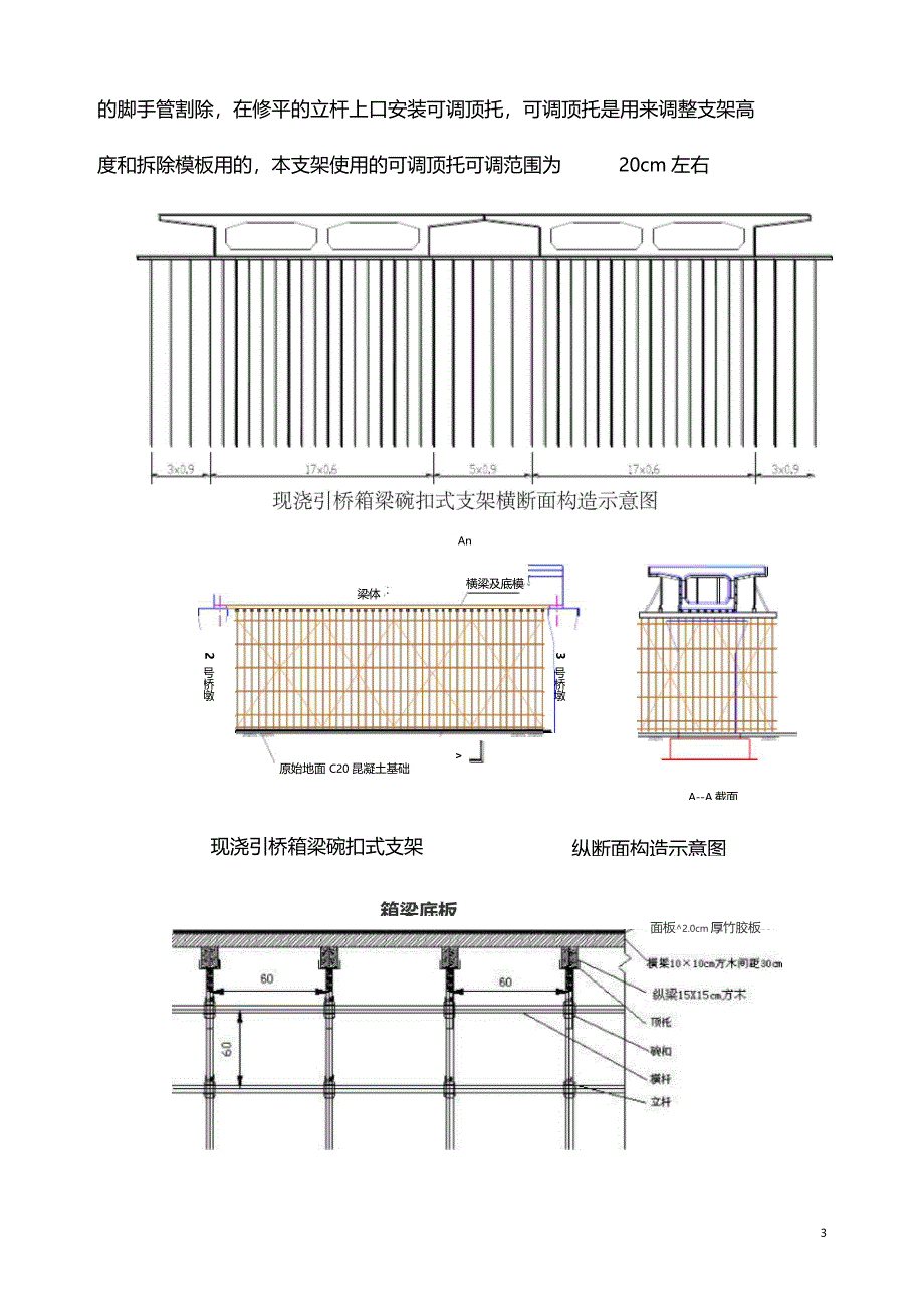 政公路引桥满堂支架现浇箱梁施工方案_第3页