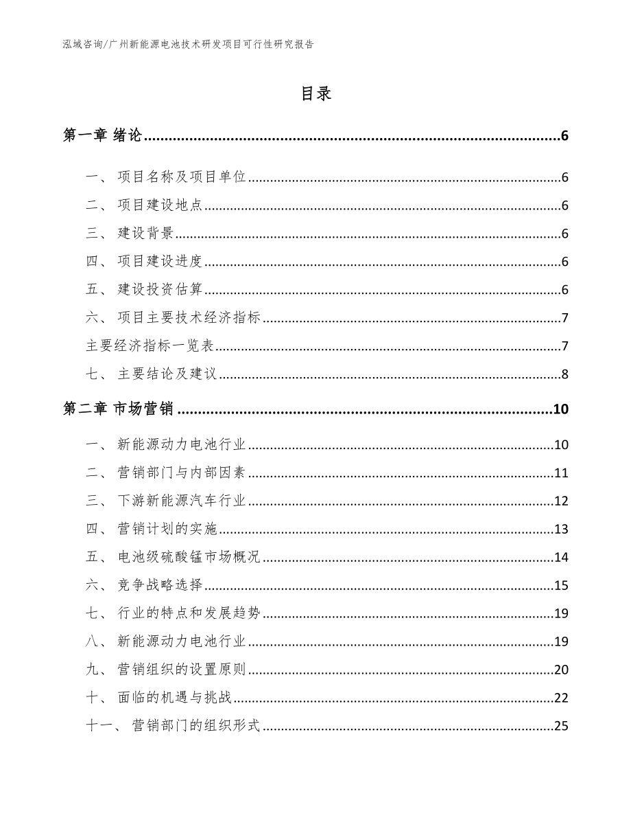 广州新能源电池技术研发项目可行性研究报告【参考范文】_第1页