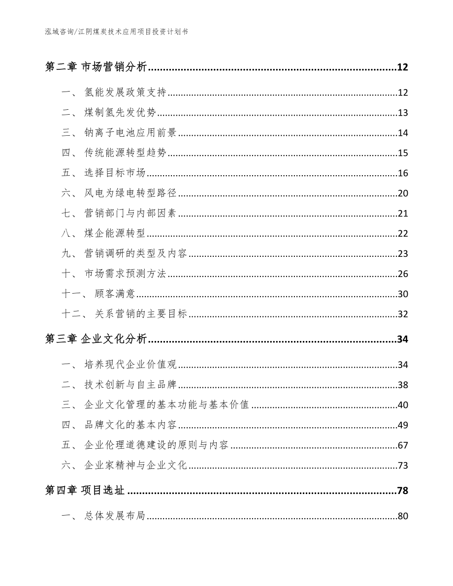 江阴煤炭技术应用项目投资计划书（模板参考）_第3页