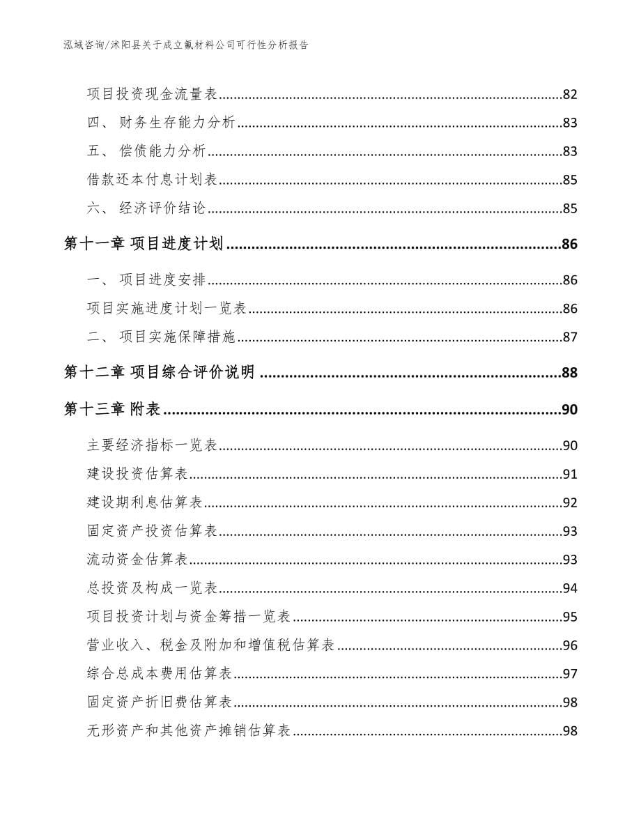 沭阳县关于成立氟材料公司可行性分析报告_第5页