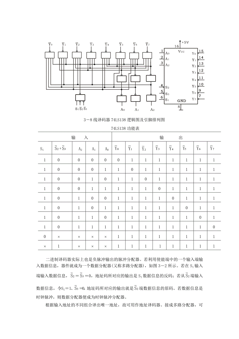 实验三3-8译码器的功能测试及仿真_第2页