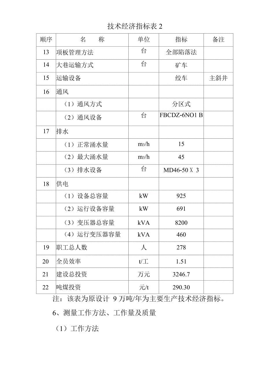 贵定沙沟煤矿关闭闭坑报告_第5页