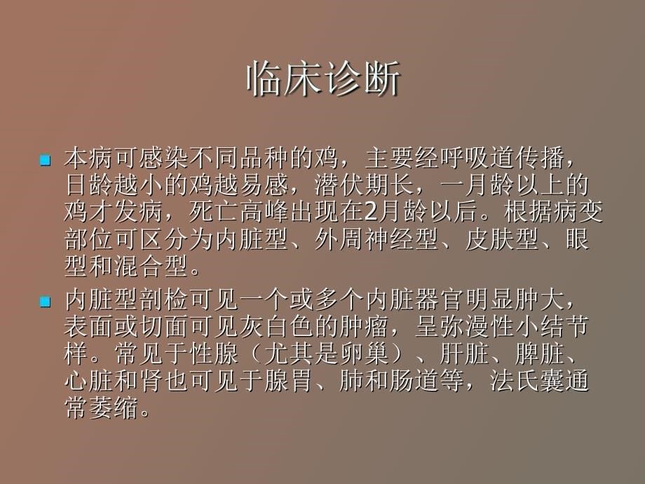 家禽肿瘤病鉴别诊_第5页