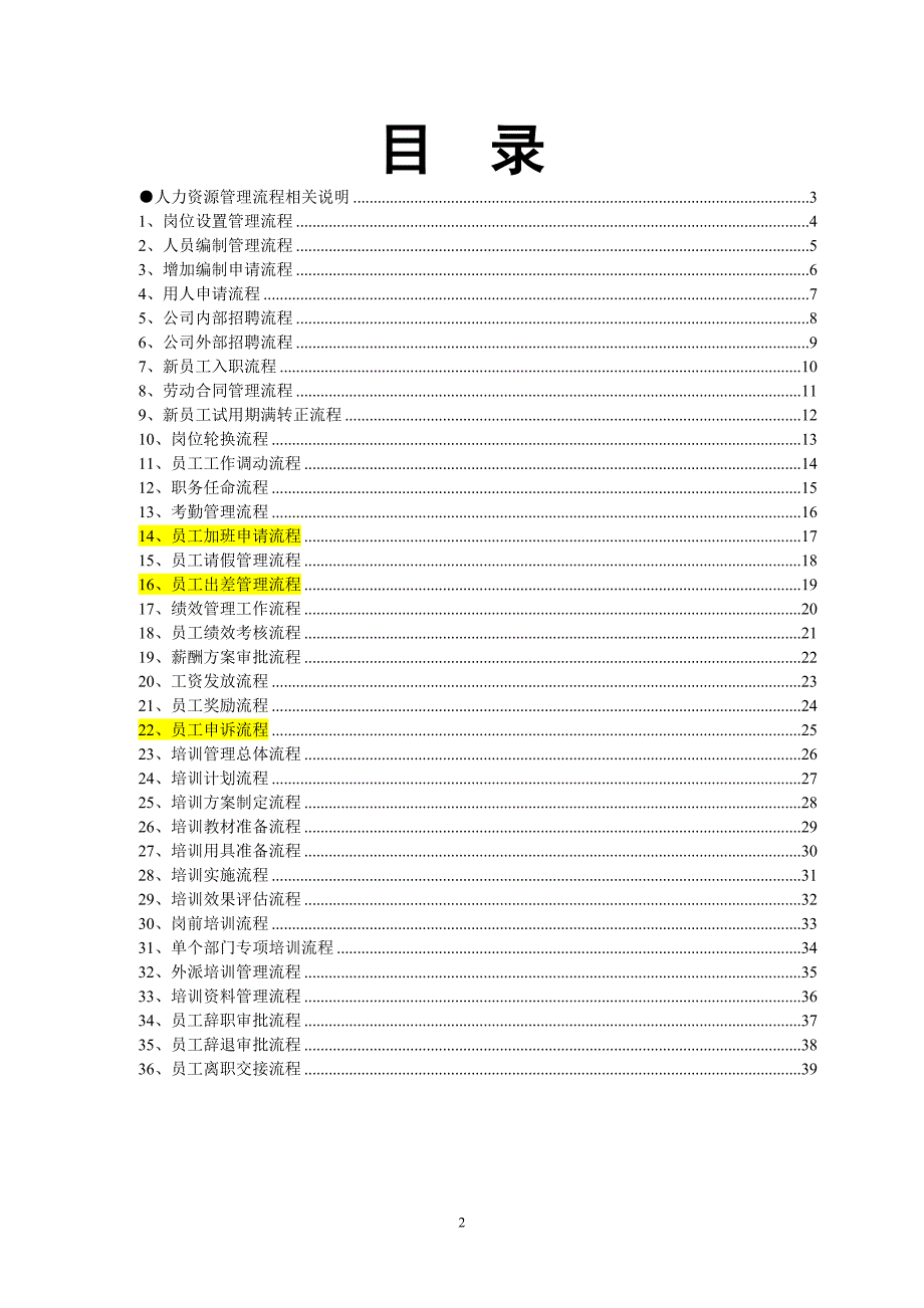 OA人力资源管理流程管理_第2页