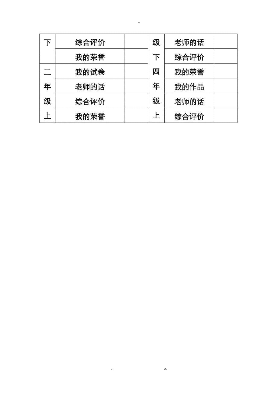 小学生的成长档案_第5页