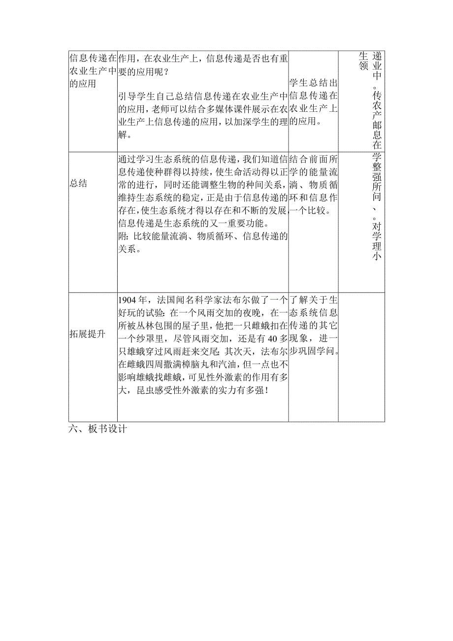 生态系统的信息传递教学设计_第5页