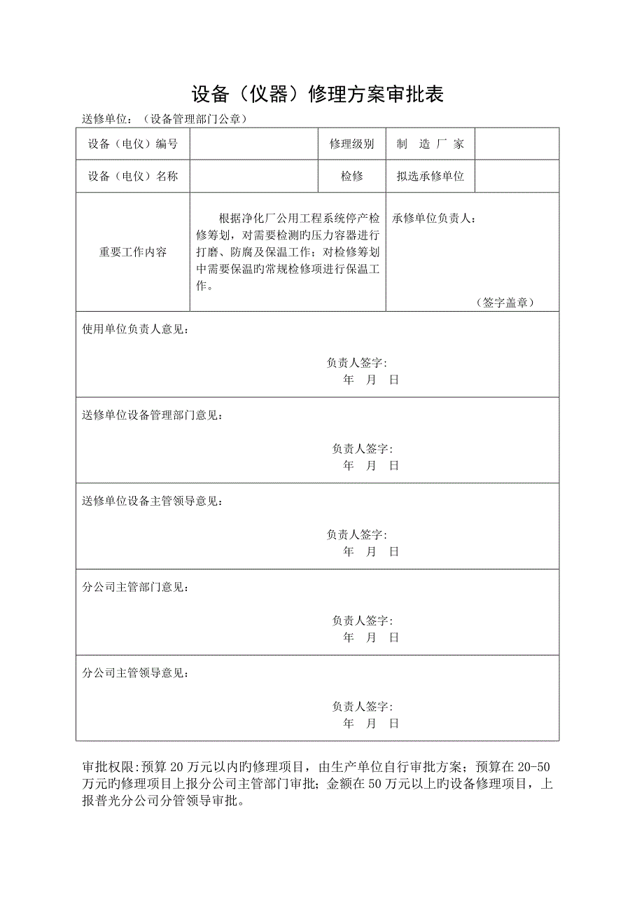 净化厂公用关键工程系统停产检修打磨防腐保温专题方案_第1页