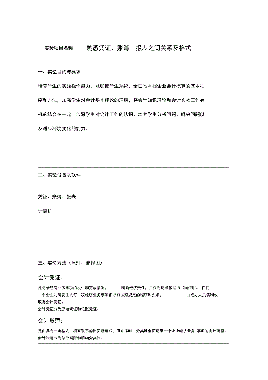 财务会计实验报告_第2页