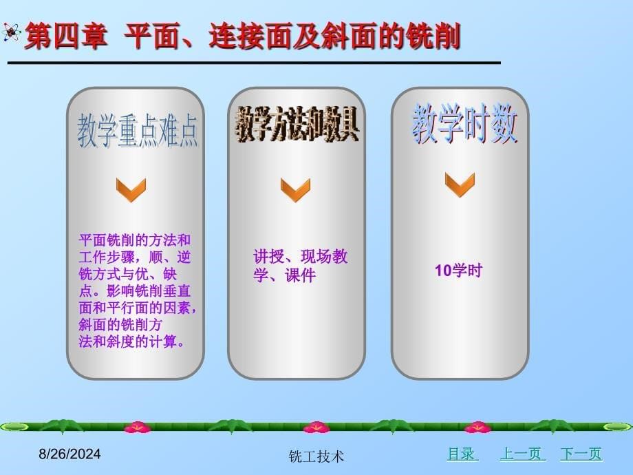 第4章铣工技术平面连接面及斜面的铣削_第5页