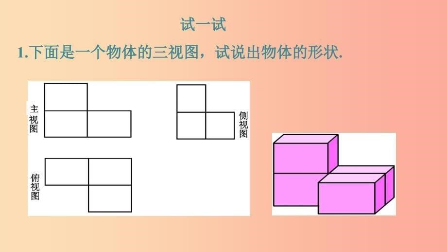 七年级数学上册 第四章 图形的初步认识 4.2.2 由视图到立体图形课件 （新版）华东师大版.ppt_第5页