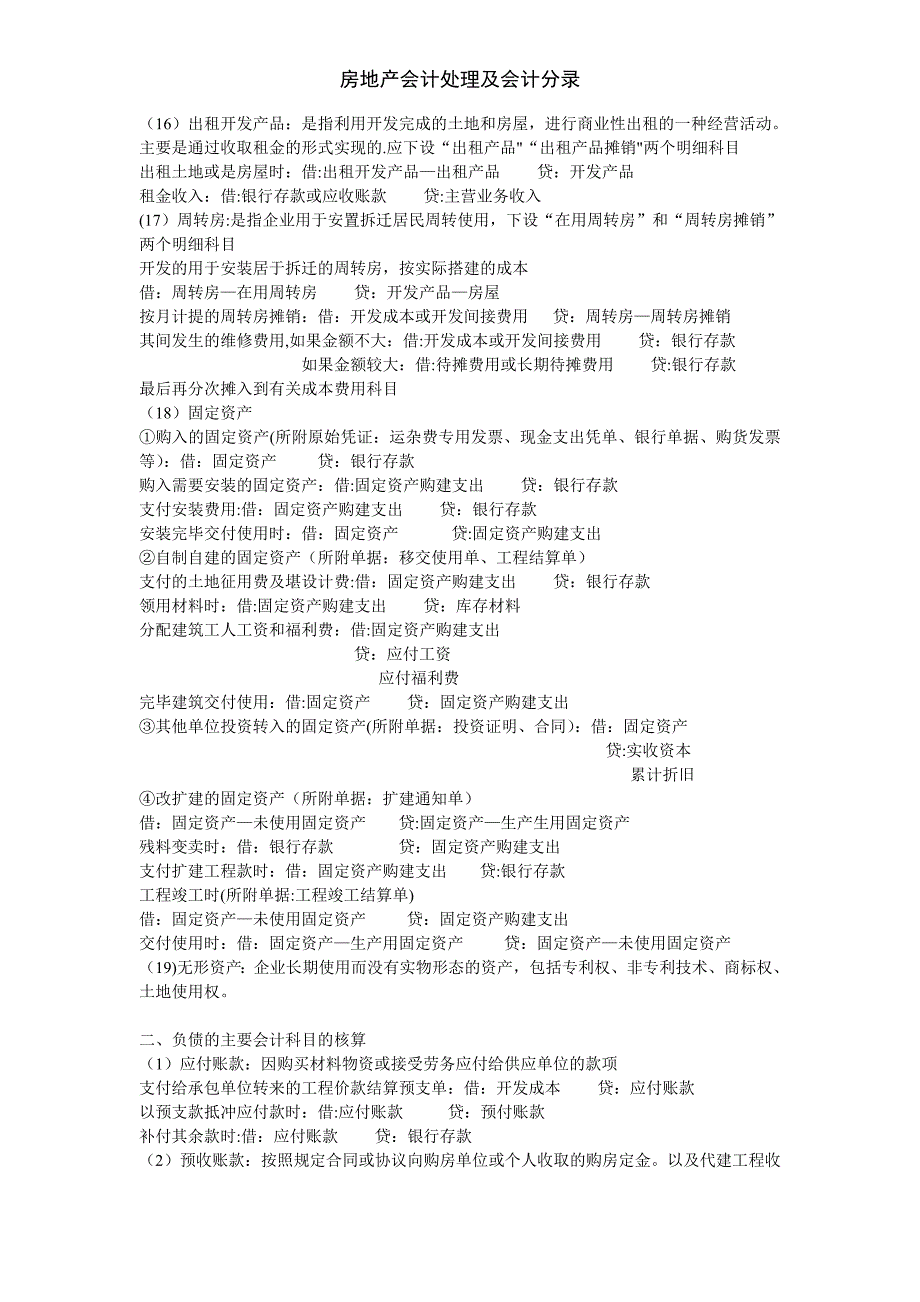 房地产会计处理及会计分录_第3页