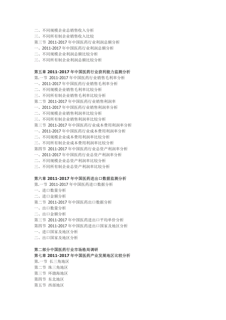 2019年医药行业深度研究与投资策略报告(定制版)目录.doc_第3页