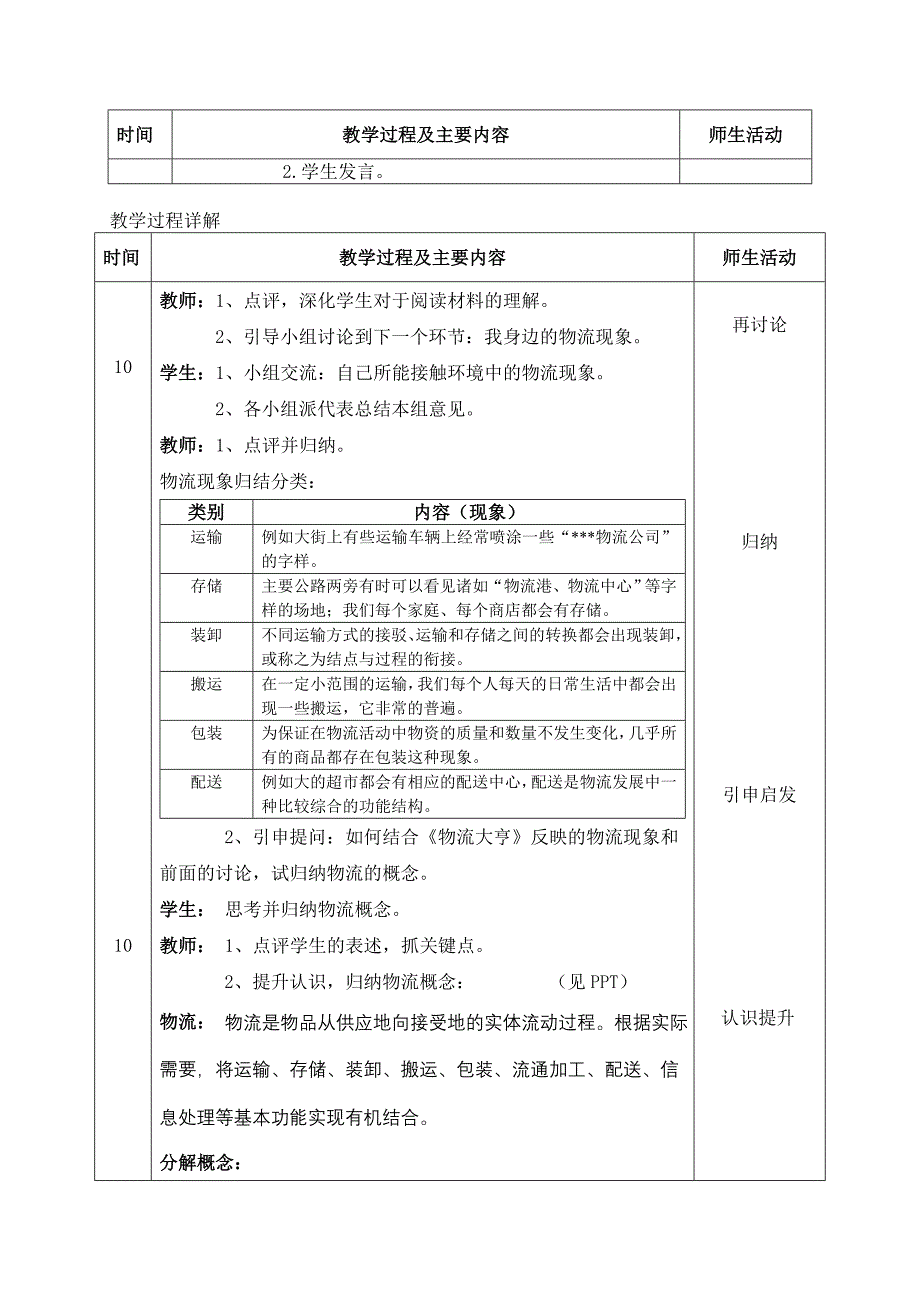 现代物流学课程教案_第3页