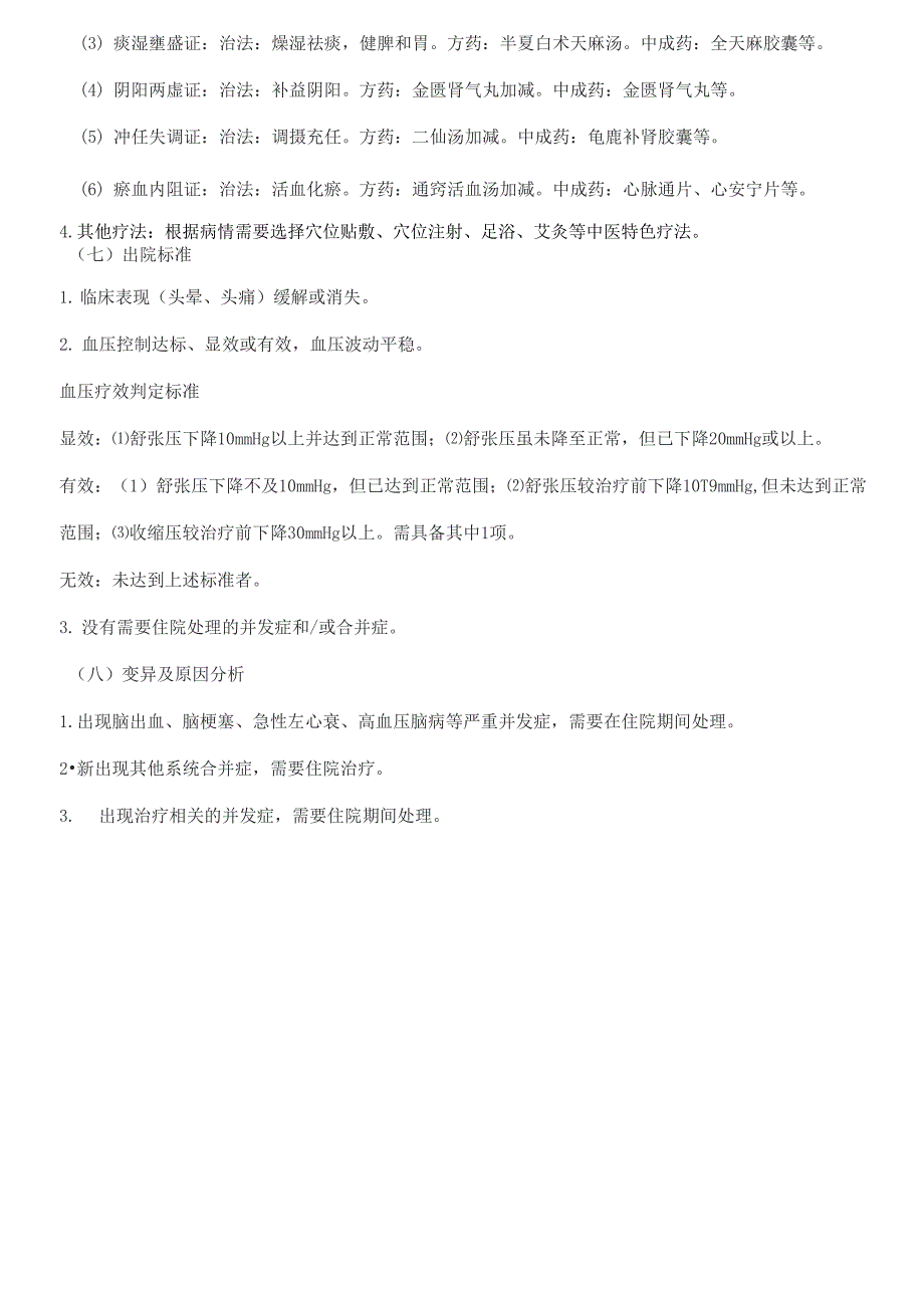 眩晕病中医临床路径_第3页