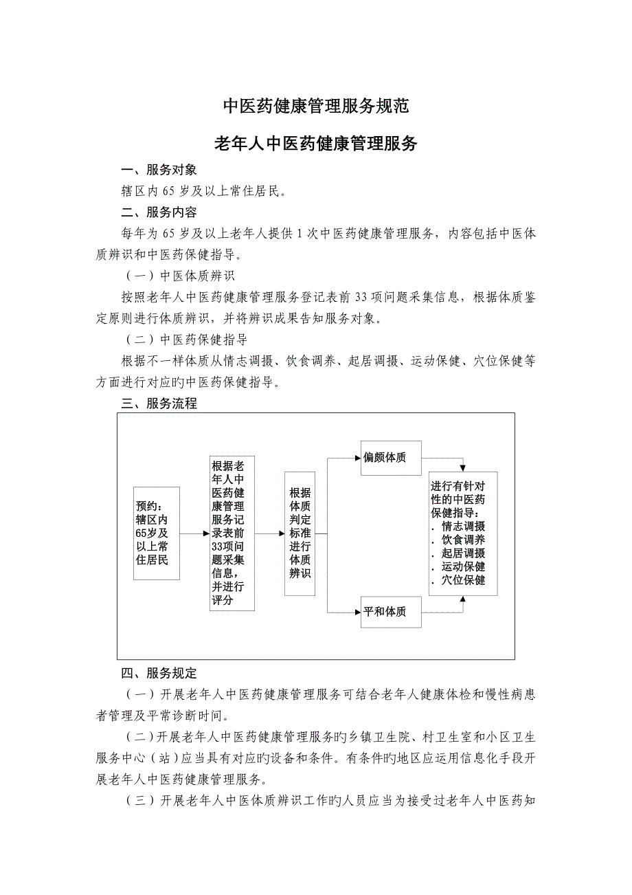 中医药健康管理服务规范第三版_第1页