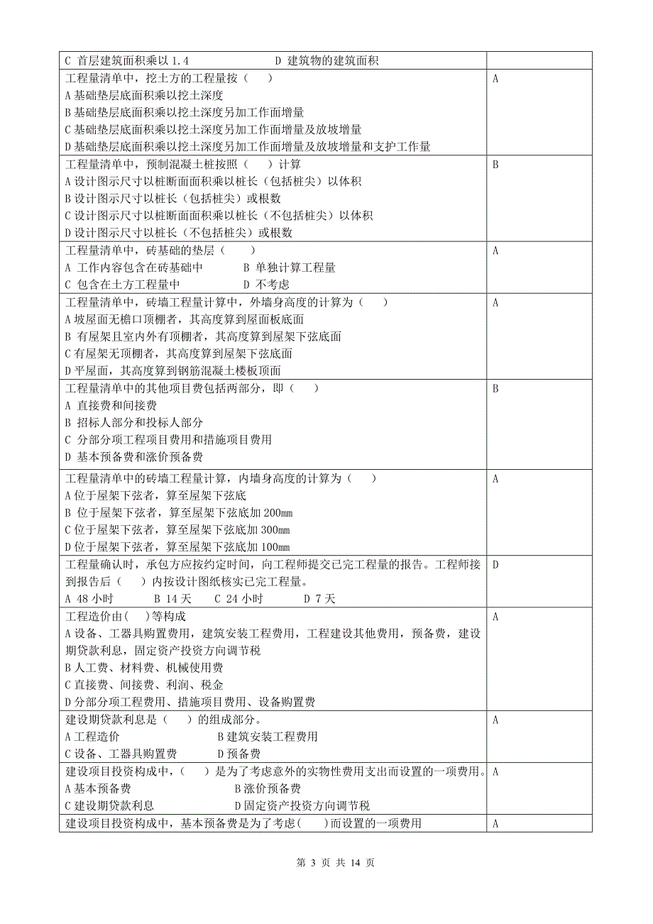 建筑工程概预算复习思考题.doc_第3页