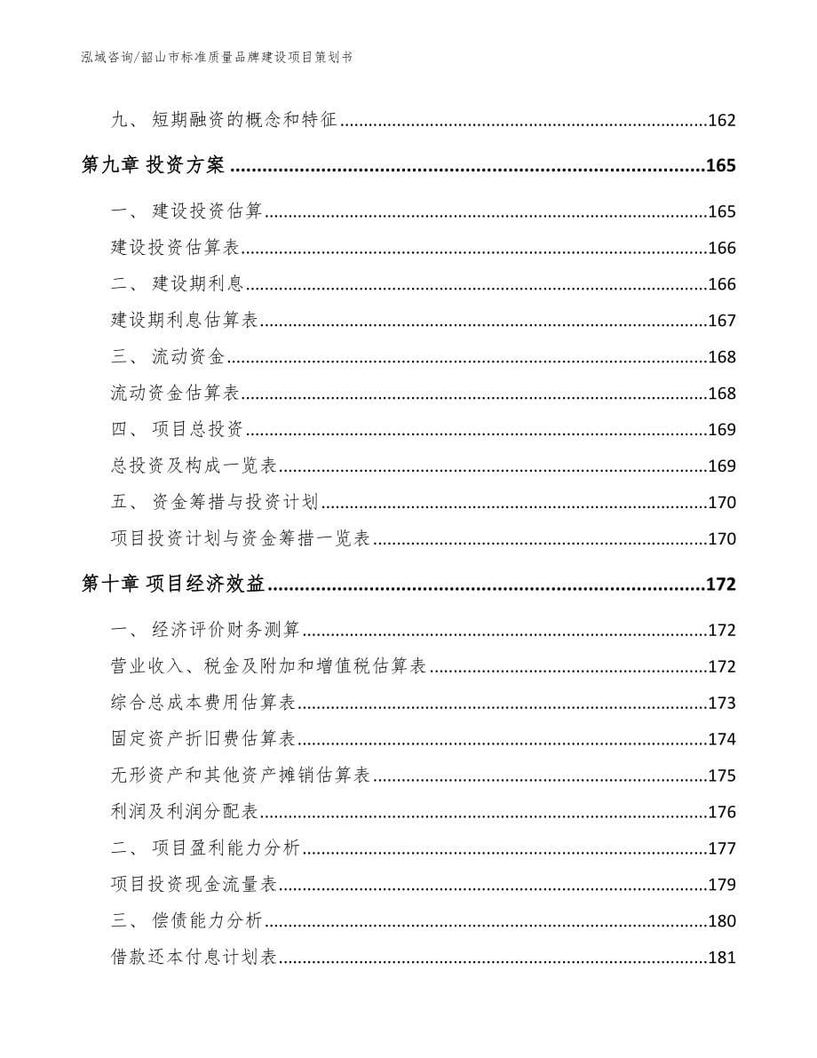 韶山市标准质量品牌建设项目策划书_第5页