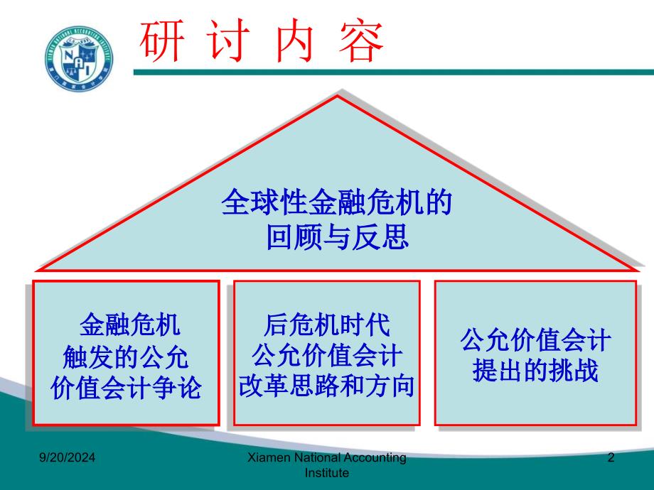 全球金融危机与公允价值会计的改革与重塑黄世忠课件_第2页