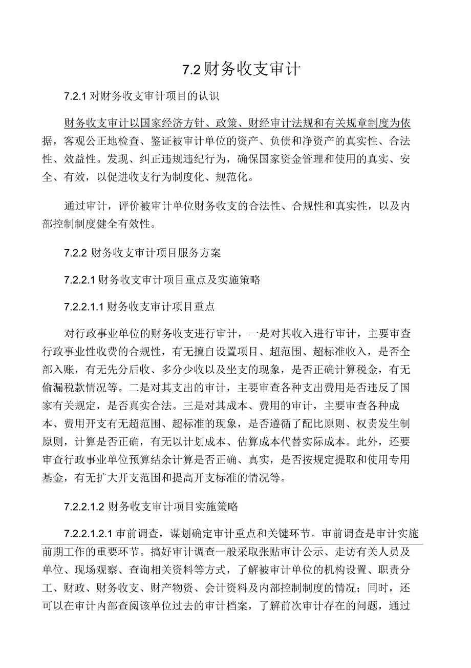 收支审计重点、策略及工作流程_第1页