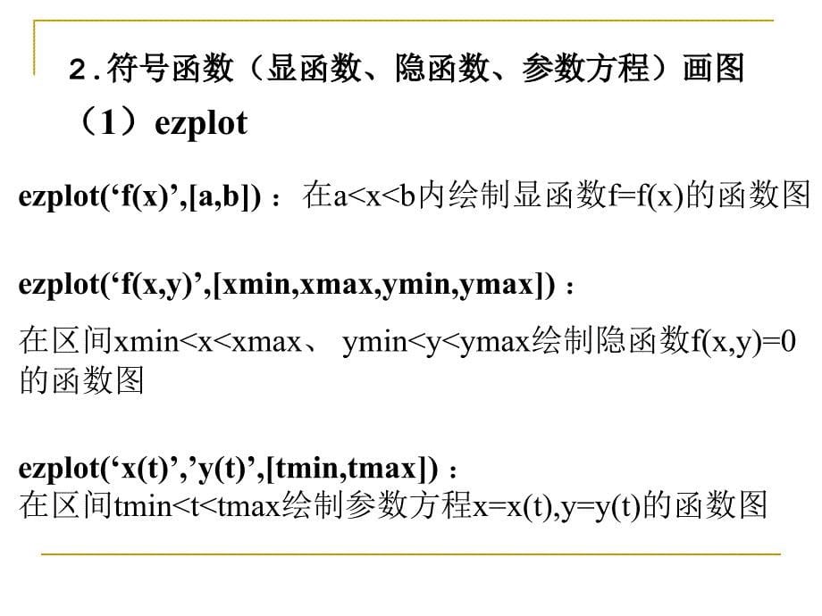 数学建模与数学实验-MATLAB作图_第5页