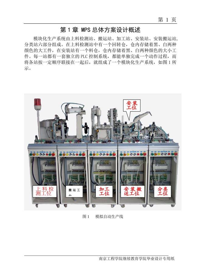 MPS加工站MPS加工站机械设计毕业论文.doc