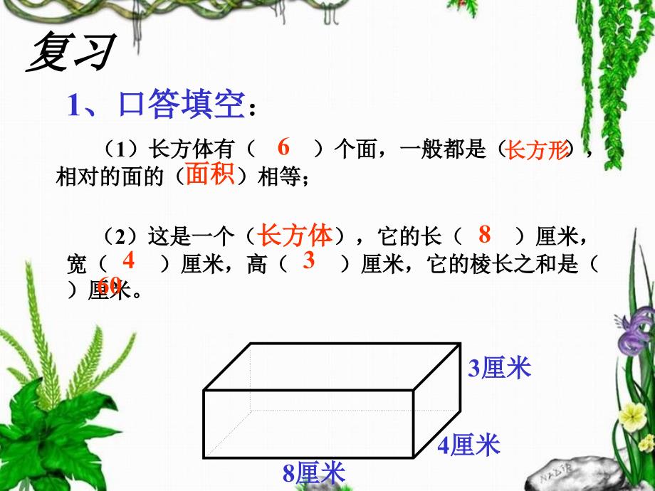 长方体和正方体得表面积_第2页