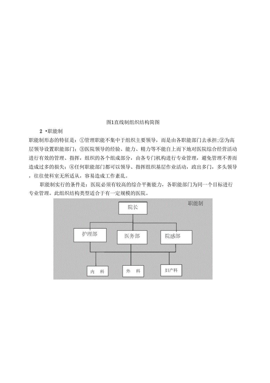 医院职能部门组织结构设计_第5页