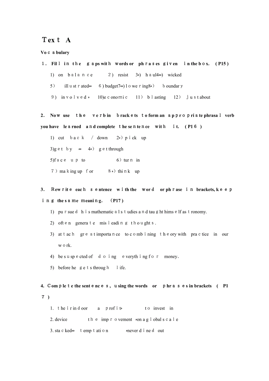 Unit-1参考答案及课文译文_第1页