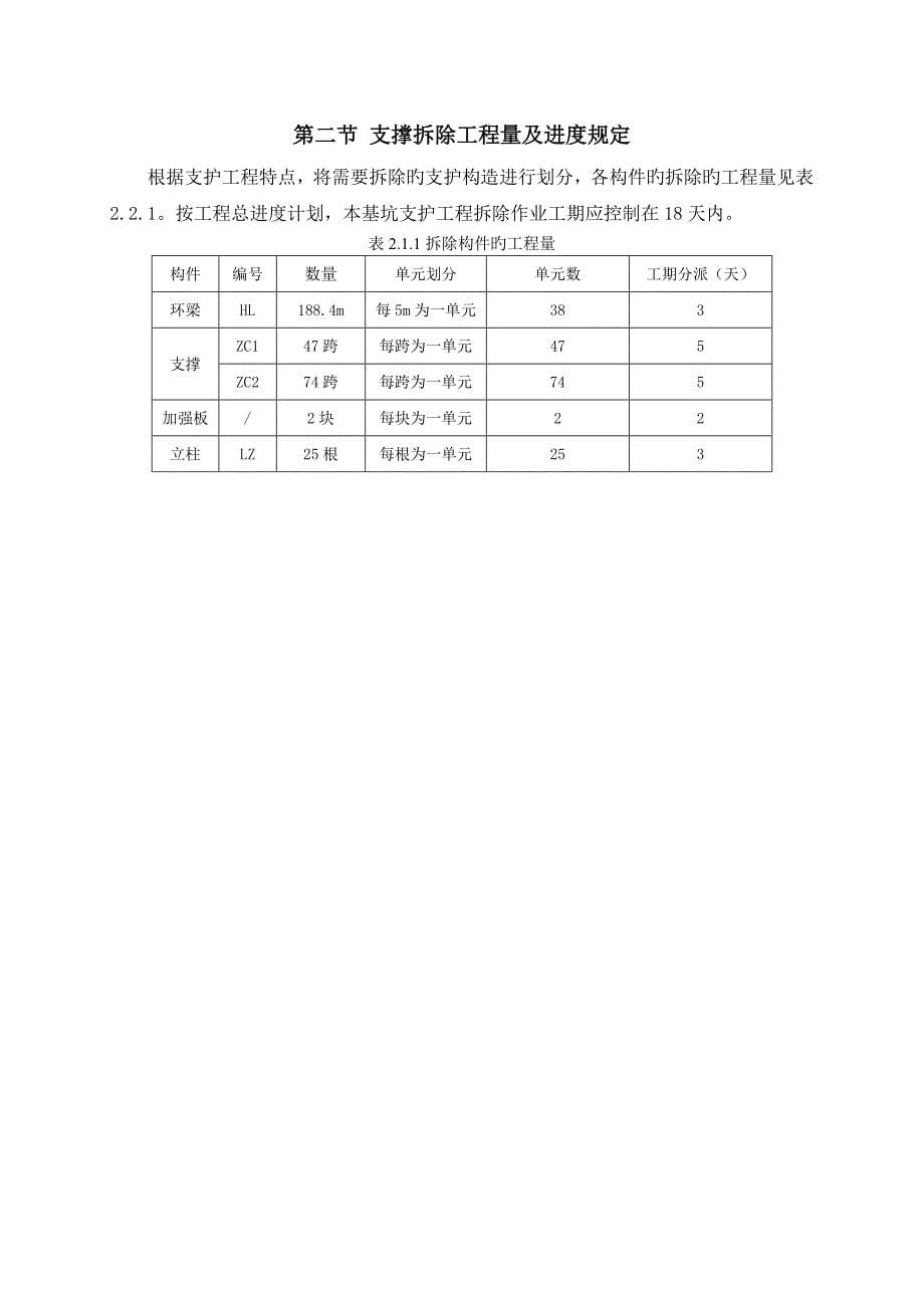 深基坑支撑梁拆除专题方案_第5页