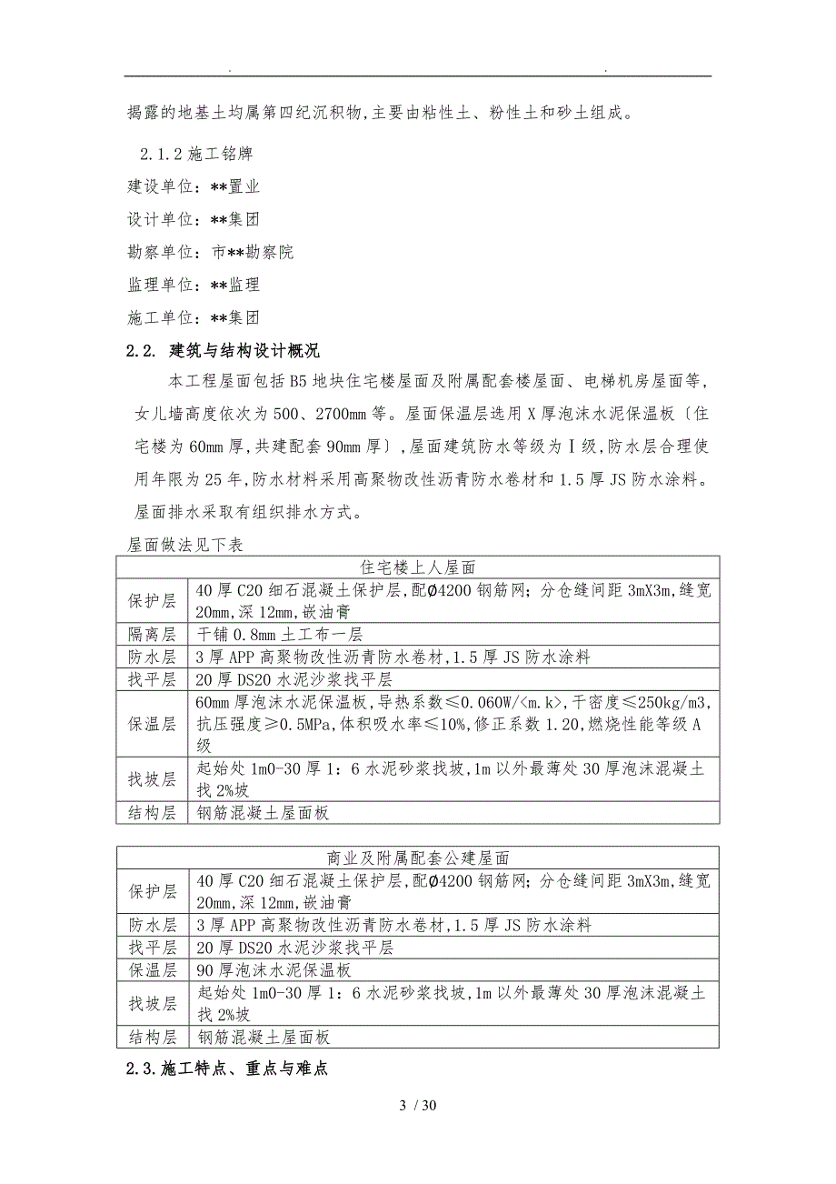 屋面工程节能工程施工设计方案_第3页