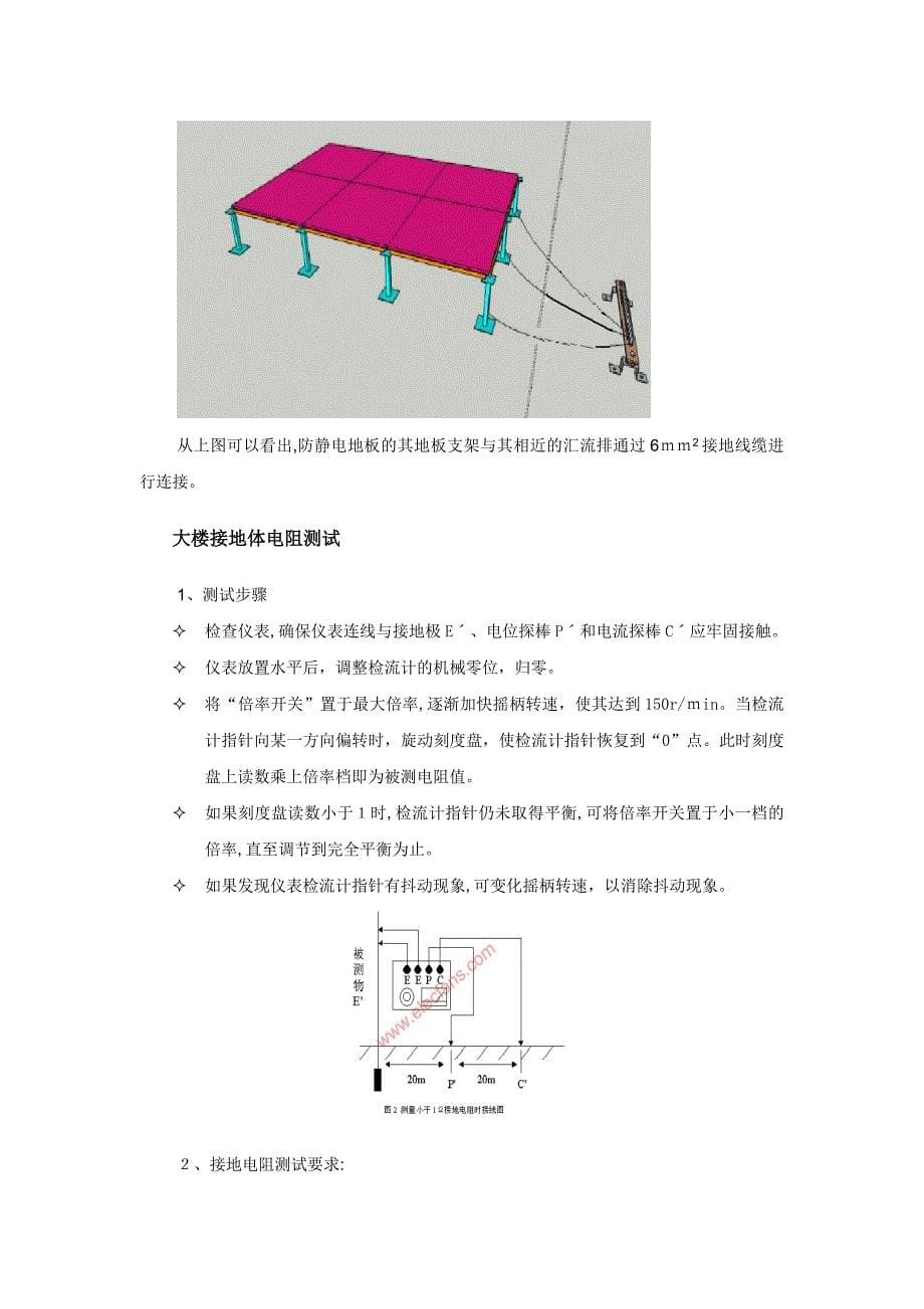 机房防雷接地系统施工工艺_第5页