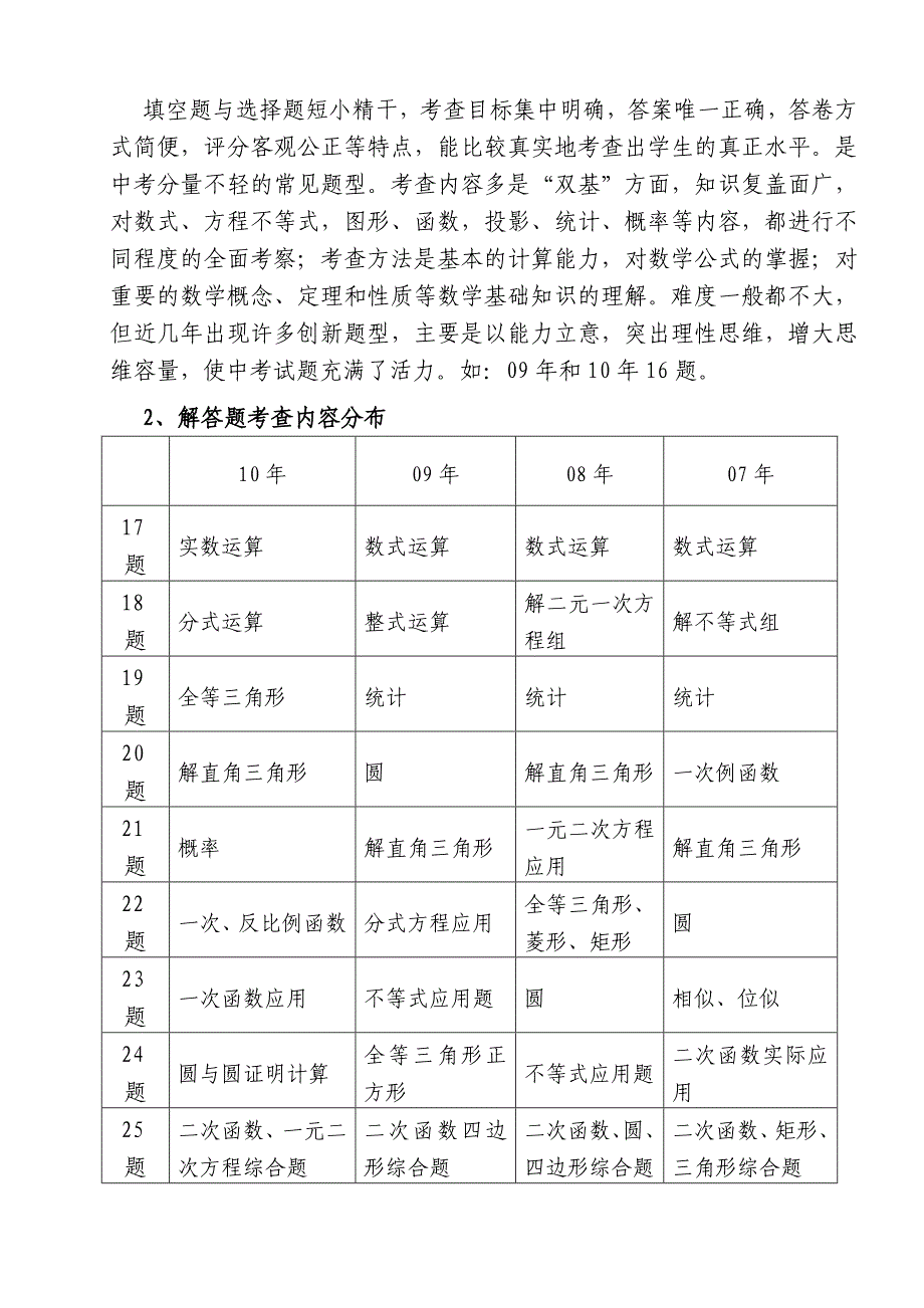 中考命题规律探秘及备考策略_第2页