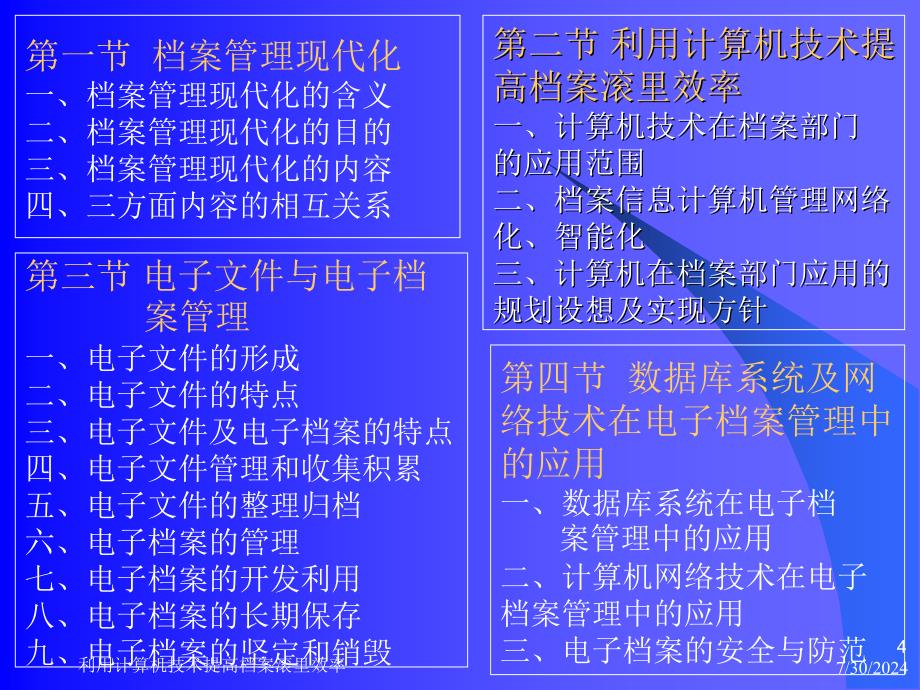 利用计算机技术提高档案滚里效率课件_第1页