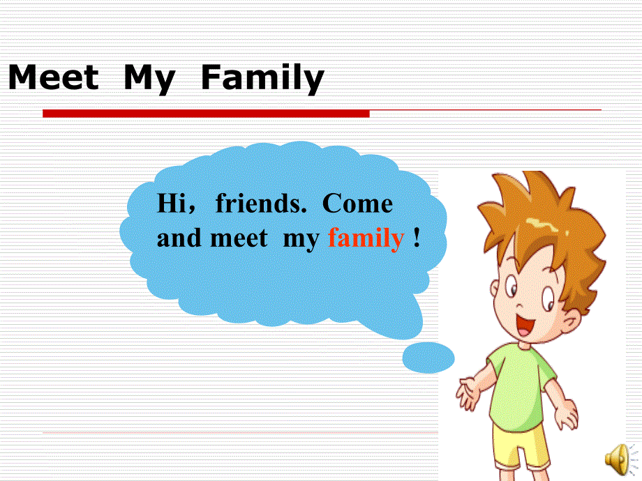 人教PEP版英语四上Unit 6 Meet My Familyppt课件3_第3页