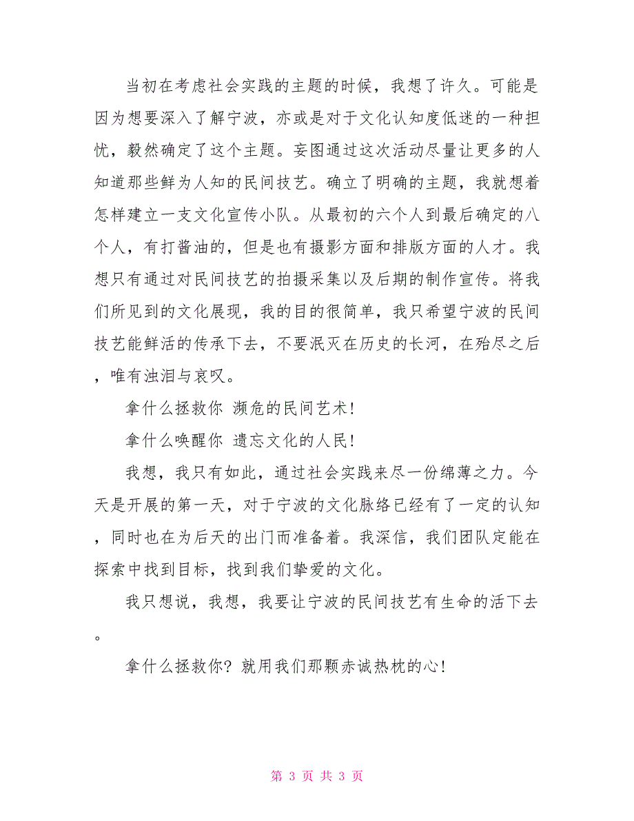 2022暑期社会实践报告总结_第3页