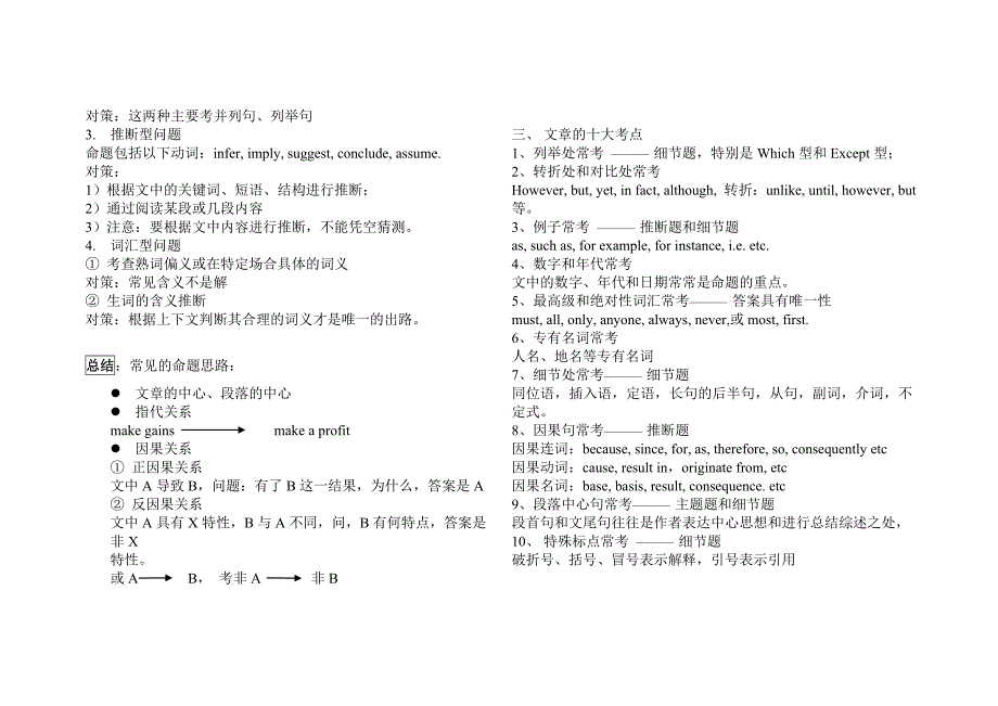 高中英语阅读理解解题技巧_第2页