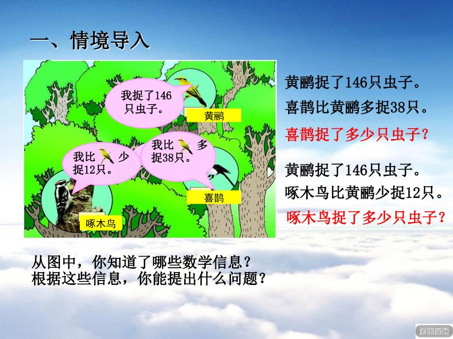 【青岛版】数学二年级下册：第4单元勤劳的小蜜蜂求比一个数多少几的数是多少_第3页