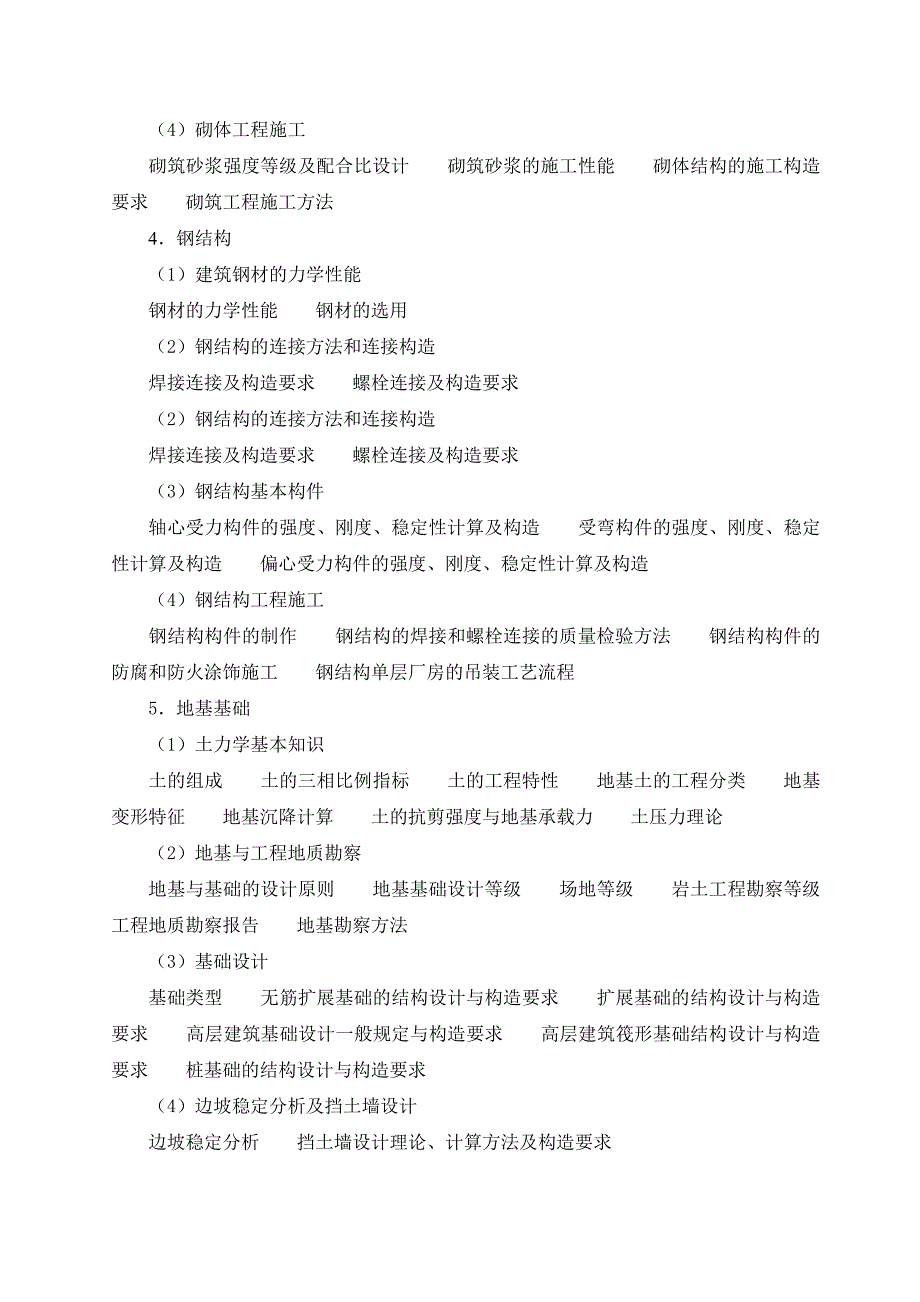 2012年建筑工程专业高级专业技术职务任职资格考试考点及解析.doc_第4页