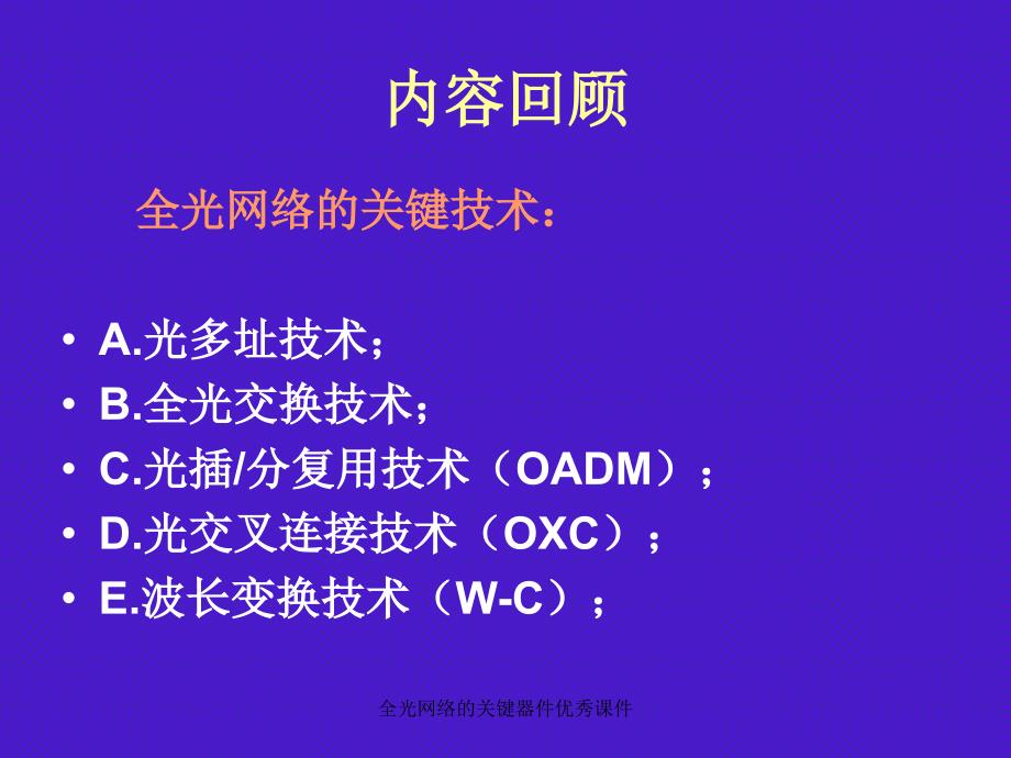 全光网络的关键器件优秀课件_第3页