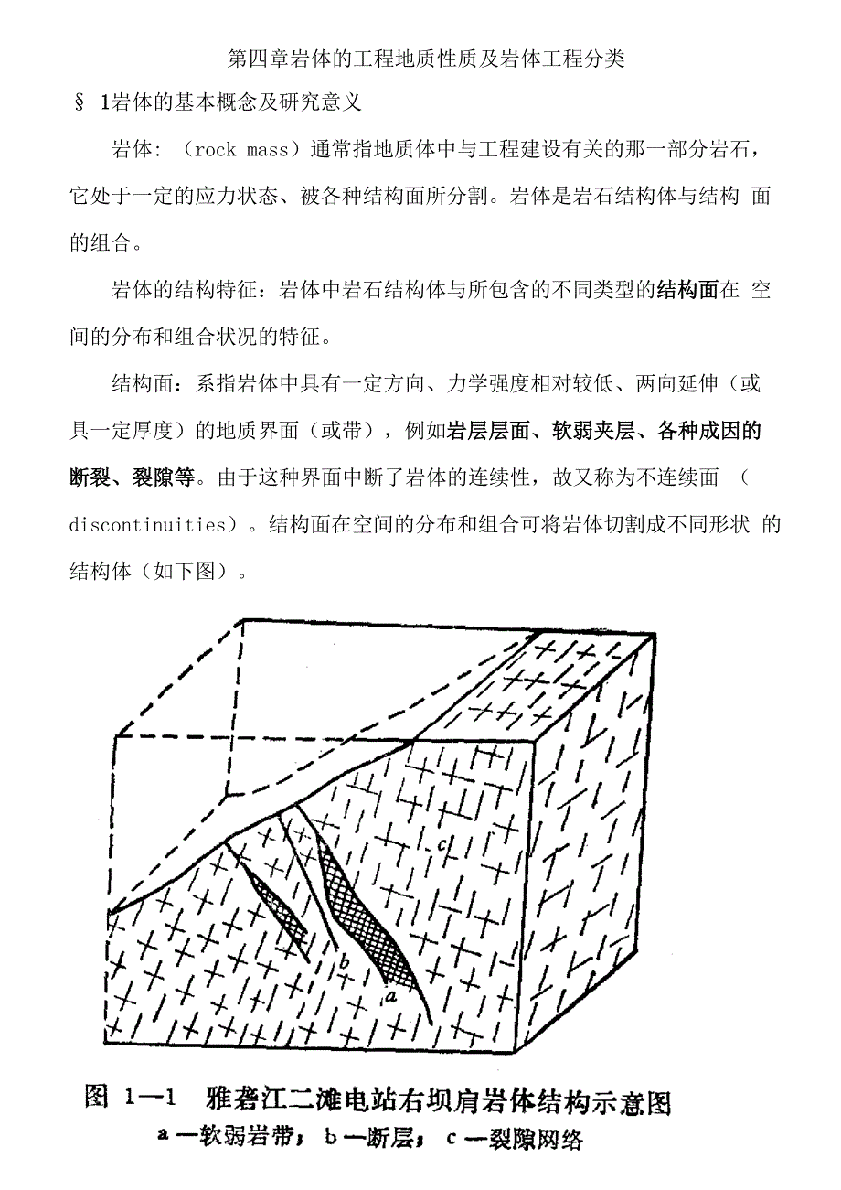 第四章 岩体工程地质性质_第1页