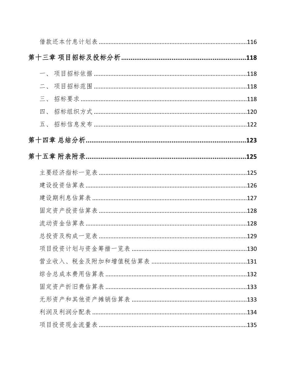 南通展示器材项目可行性研究报告(DOC 94页)_第5页