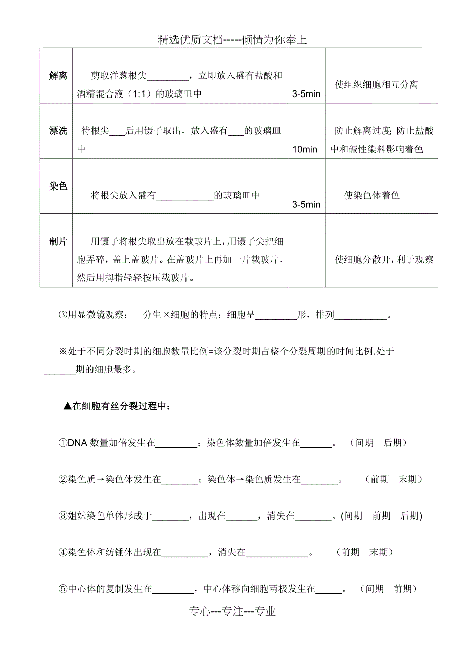 细胞的生命历程-知识点总结_第3页