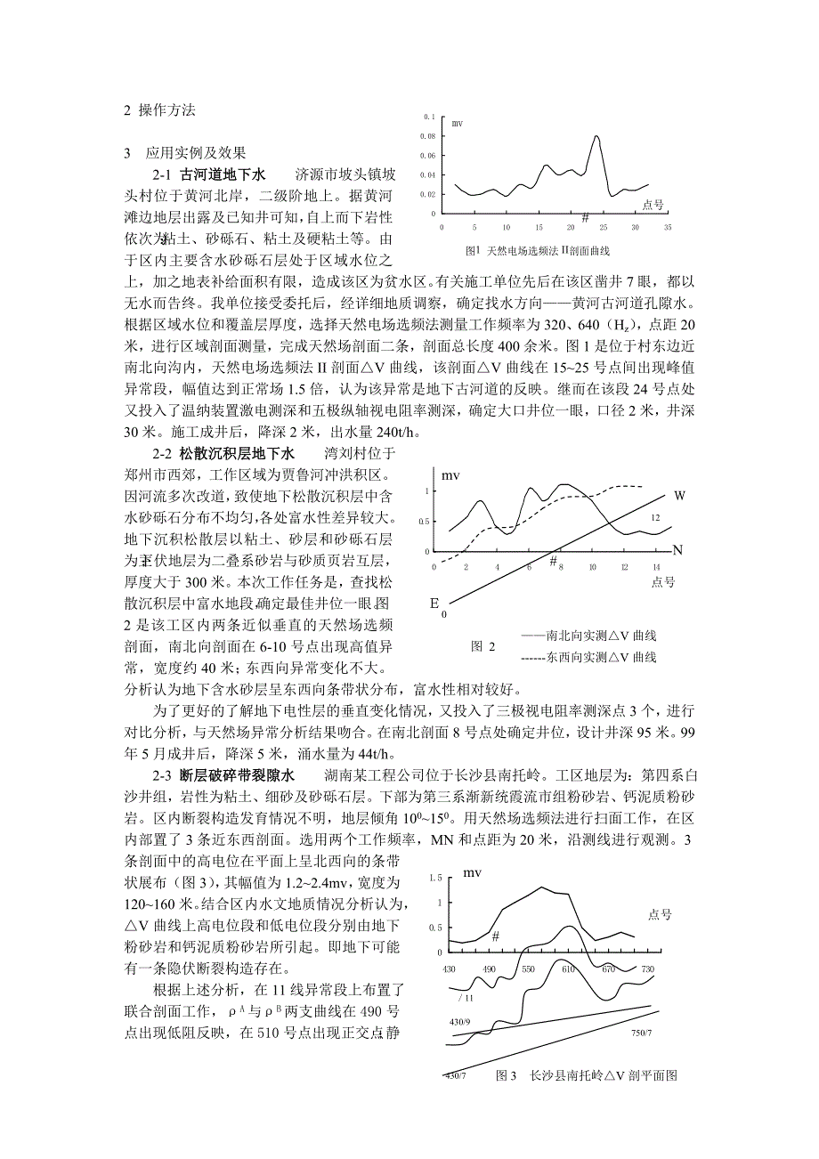 天然电场选频法在勘察地下水中的应用.doc_第2页