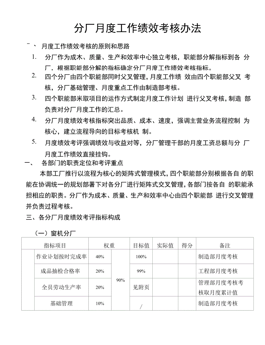 分厂度工作绩效考核办法_第2页