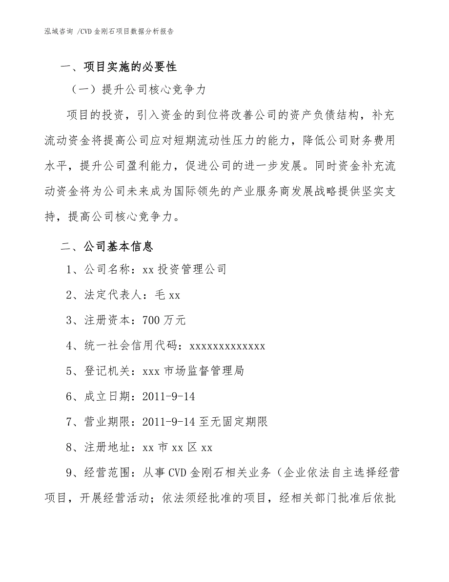 CVD金刚石项目数据分析报告（模板）_第4页